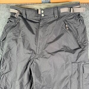Burton B11D Snowboard Pants Mens 37x31 Black Mesh Lined 100% Nylon Waterproof